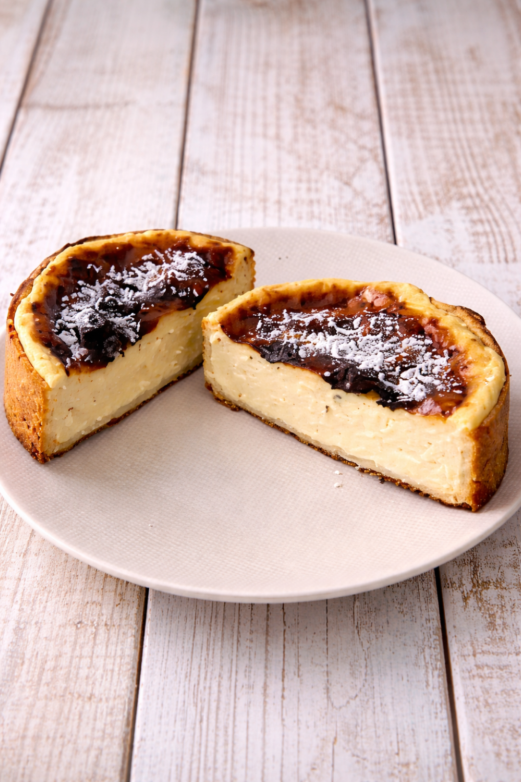 Flan chocolat blanc noix de coco