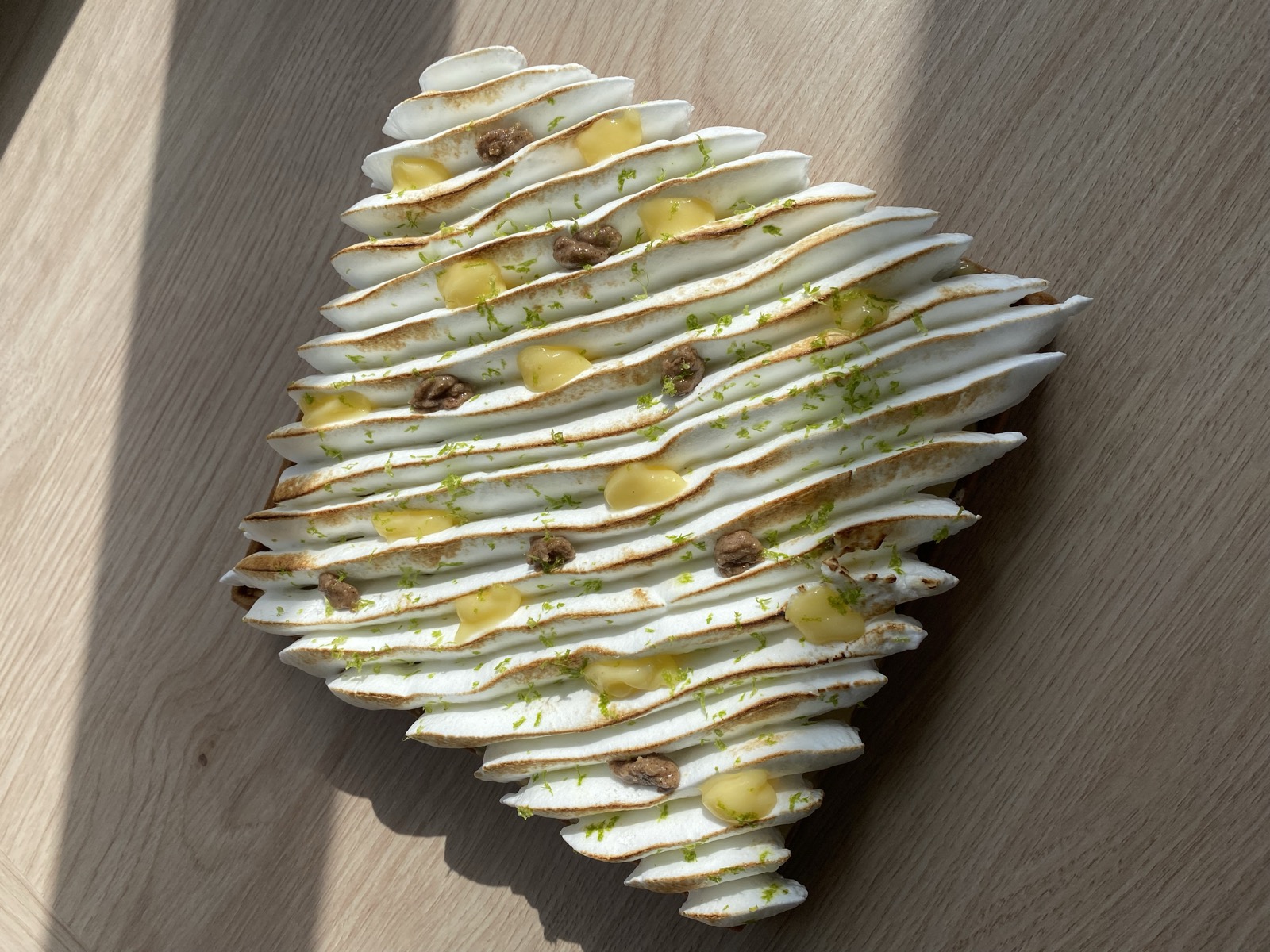 Tarte citron noisette