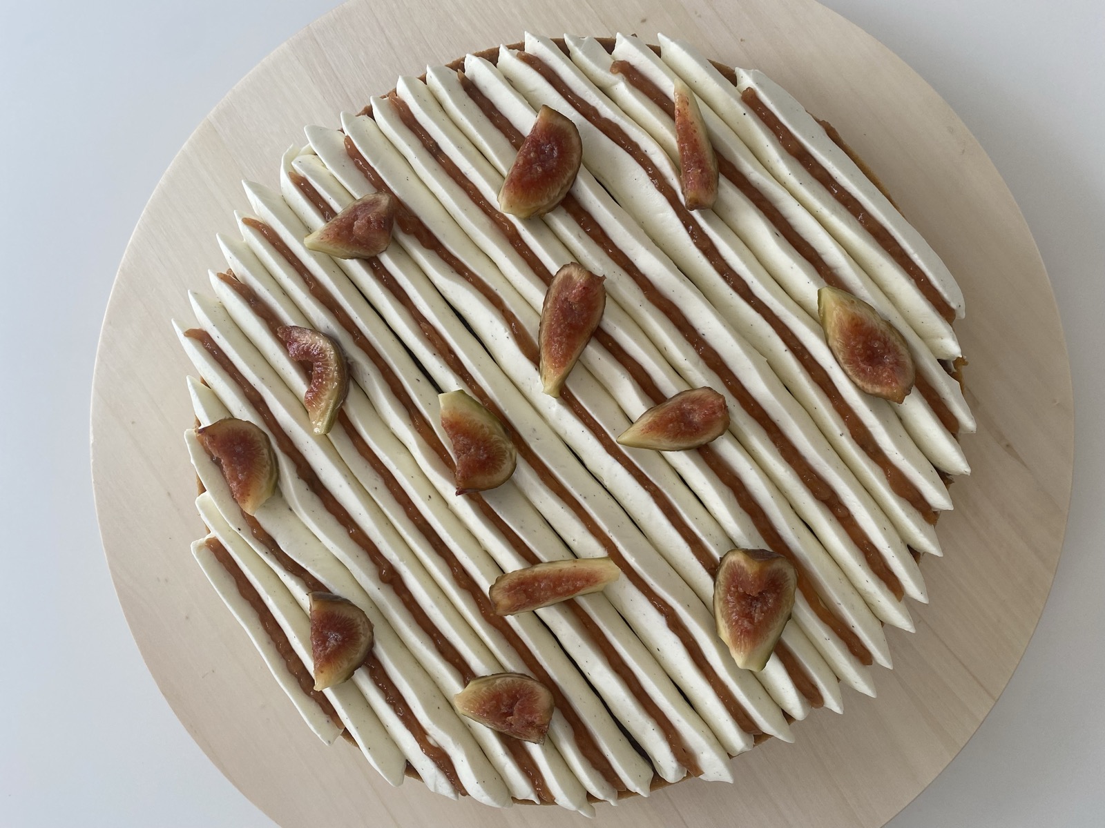 Tarte figue vanille