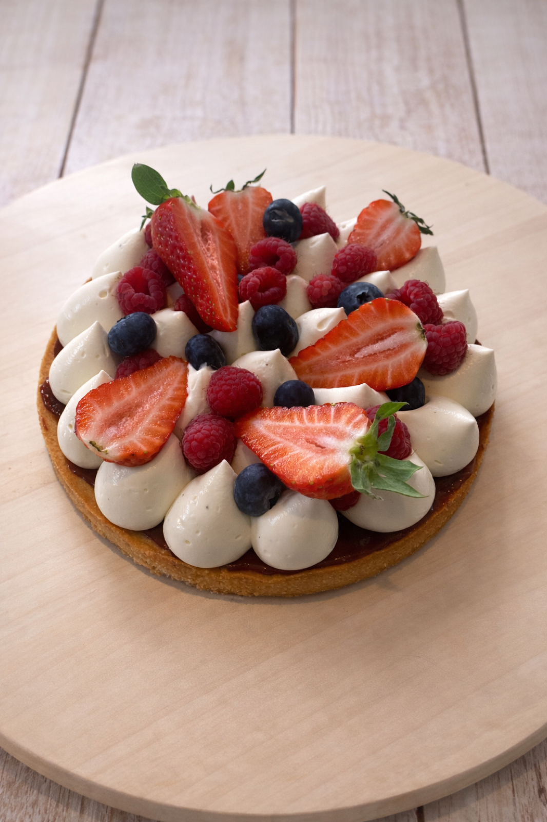 Tarte fruits rouges