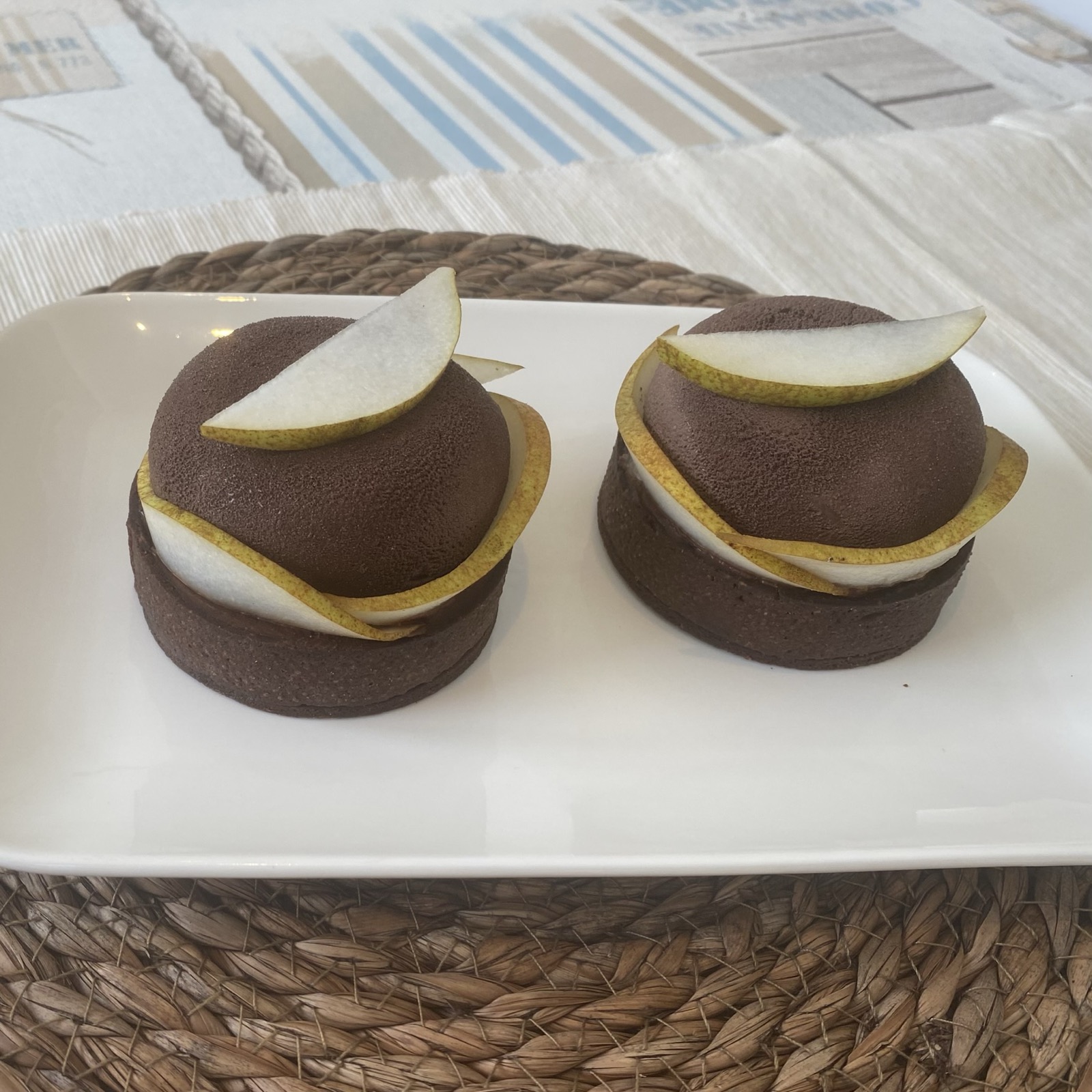 Tartelette poire vanille